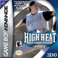 High Heat Major League Baseball 2003 JP GameBoy Advance JP box art